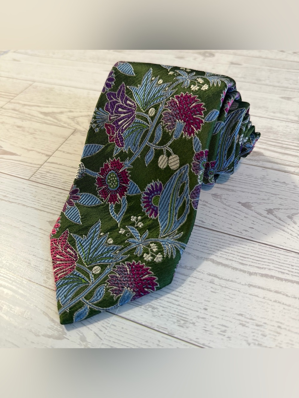 Robert Talbott Best of Class Silk Floral‎ Tie Olive Green Nordstrom